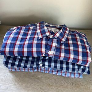 Amazon Essential Plaid Checkered Button Up Dress Shirts Mens XL (3)